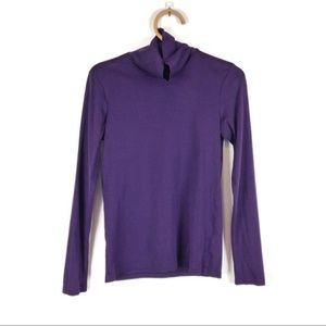 Uniqlo | Purple turtleneck | Small